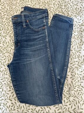 Madewell Women's Dark Blue Skinny Jeans